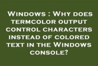 th 584 200x135 - Termcolor Output: Control Characters Instead of Colored Text for Windows.