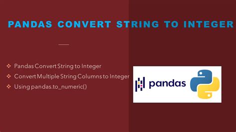 th 627 - Effortlessly Convert Strings to Integers with Pandas | 10X Faster!