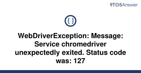 Chromedriver Unexpectedly Exited On Raspberry Pi With Chromedriver And Selenium - Troubleshooting WebdriverException: Chromium Browser on Raspberry Pi with Selenium