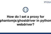 Ghostdriver In Python Webdriver 200x135 - Setting a Proxy for PhantomJS/GhostDriver in Python WebDriver