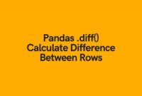 Pandas 200x135 - Python Tips: How to Calculate the Difference Between Two Rows in Pandas