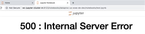 th 123 - Fixing Jupyter Notebook's 500 Internal Server Error: Quick Solutions