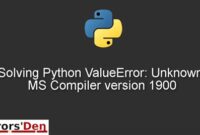 th 221 200x135 - Fixing ValueError: Unknown MS Compiler Version 1900 Error Easily