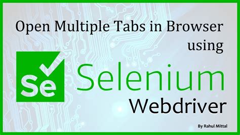 th 57 - Effortlessly Open Multiple Webpages with Selenium-Webdriver & Python