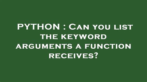 th 66 - Discover How to Identify Functional Arguments with Ease